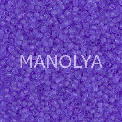 DB783-DELICA BD DYED MATTE TRANSP PURPLE