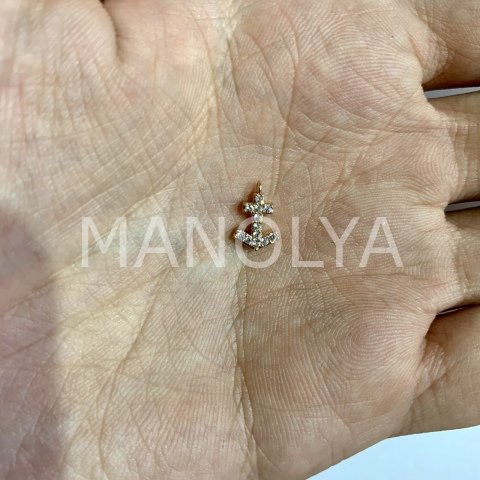 1cm. MİNİK ZİRKONLU ÇAPA