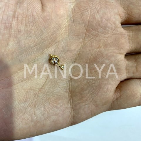 1,2cm. ZİRKON DETAYLI ANAHTAR