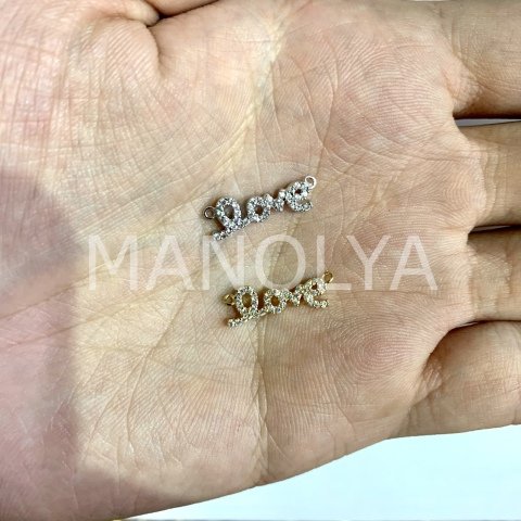 1,8cm. ZİRKON KAPLAMA “LOVE”