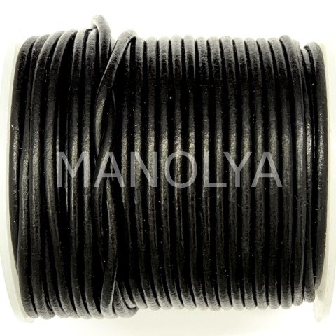 2,5mm. SİYAH DERİ