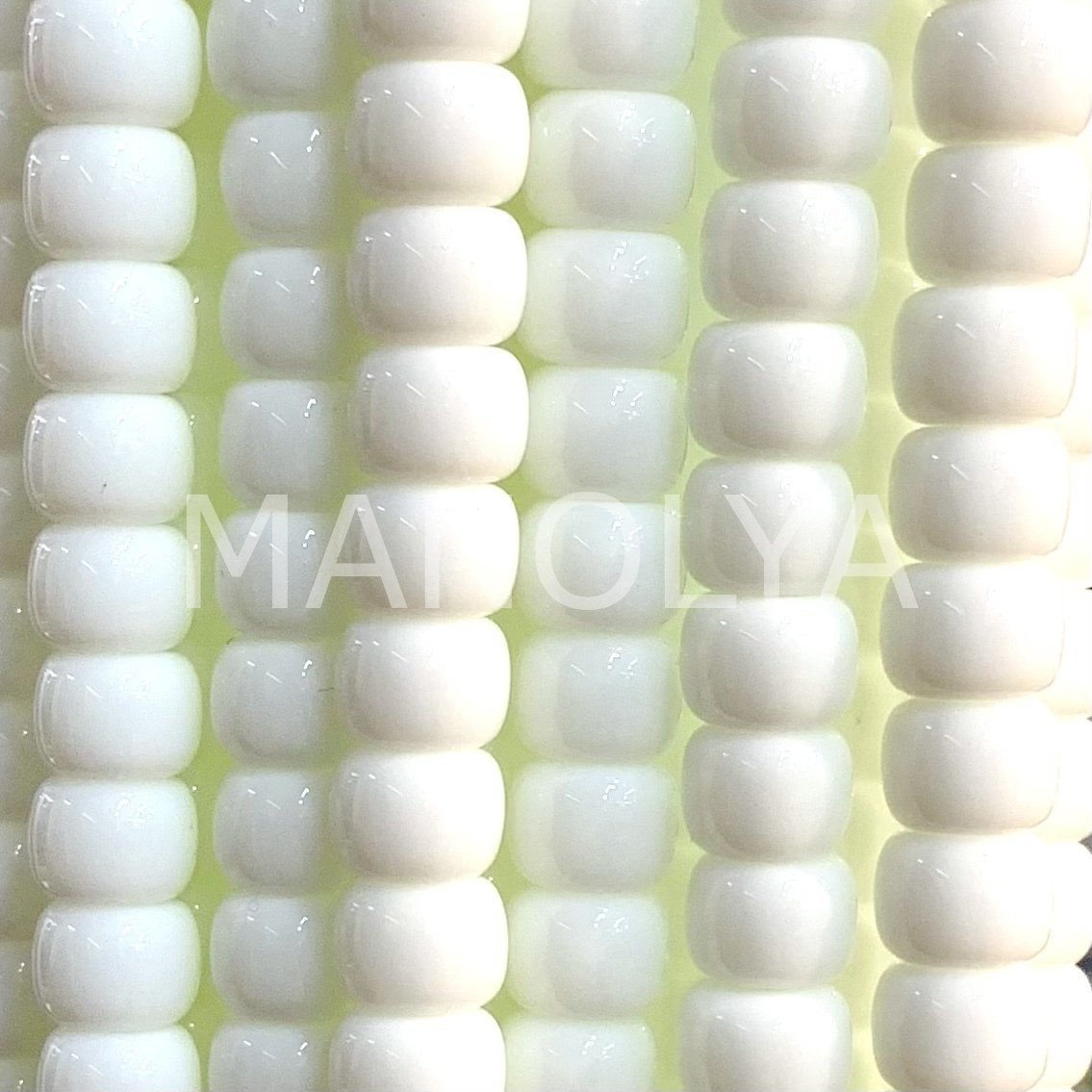 6x8mm. BEYAZ SİLİNDİR KRİSTAL