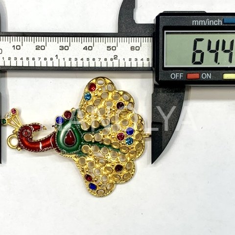 6,5cm. MİNELİ TAVUS KUŞU