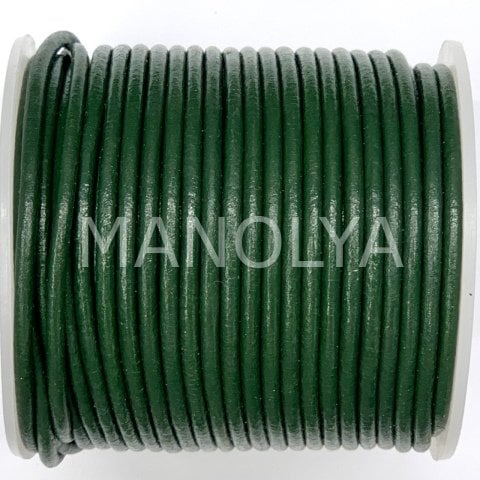 2,5mm. KOYU YEŞİL DERİ