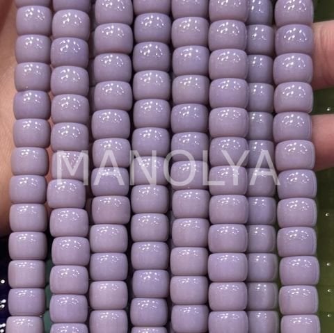 6x8mm. DUMAN RENGİ SİLİNDİR KRİSTAL