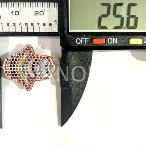 2,5cm. RENGARENK ZİRKON KAPLAMA FATMA ELİ
