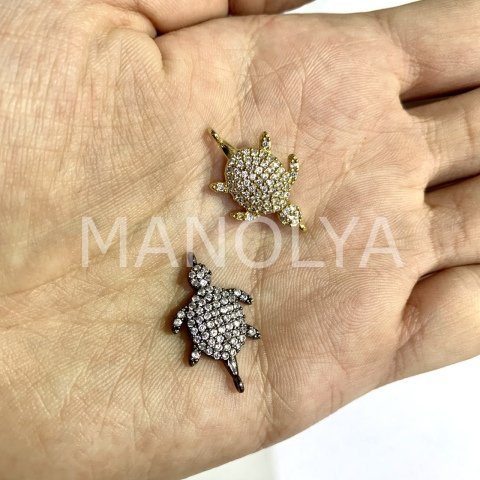 2,6cm. KUYRUKLU ZİRKON KAPLUMBAĞA