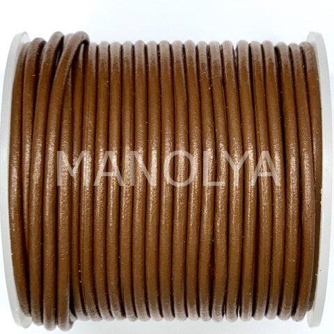 2,5mm. KAHVE DERİ