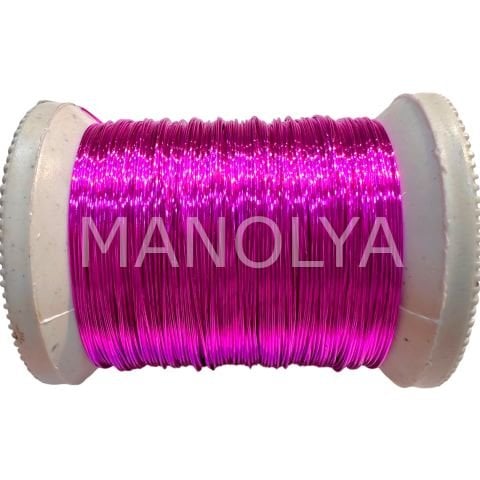 VERNİKLİ FUŞYA 0,40 100GR. BAKIR TEL