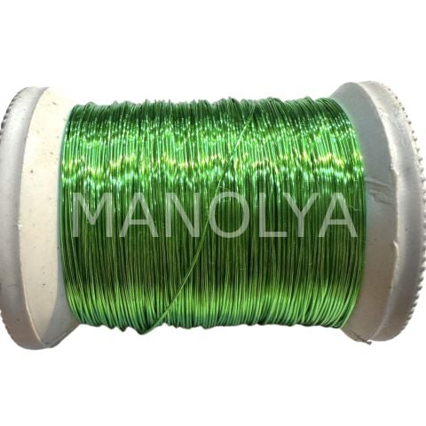 VERNİKLİ YEŞİL 0,40 100GR. BAKIR TEL