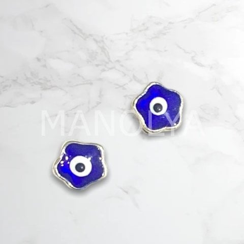 6mm. MİNİK MİNELİ ÇİÇEK NAZAR BONCUK
