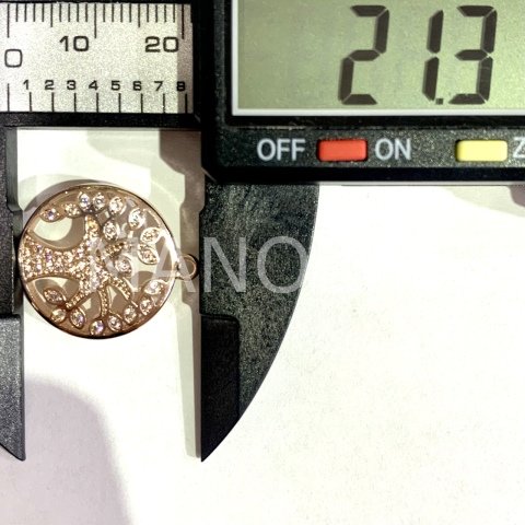 2,1cm. ZİRKON İŞLEMELİ HAYAT AĞAÇLARI