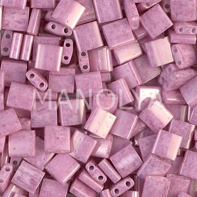 TL599 Miyuki Tila Opaque Antique Rose Luster (Tam Tila 599)