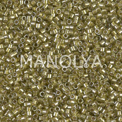 DB908-DELICA BD SPARKLING LT.YELLOW CHARTREUSE
