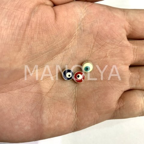 7mm. MİNELİ NAZAR BONCUĞU