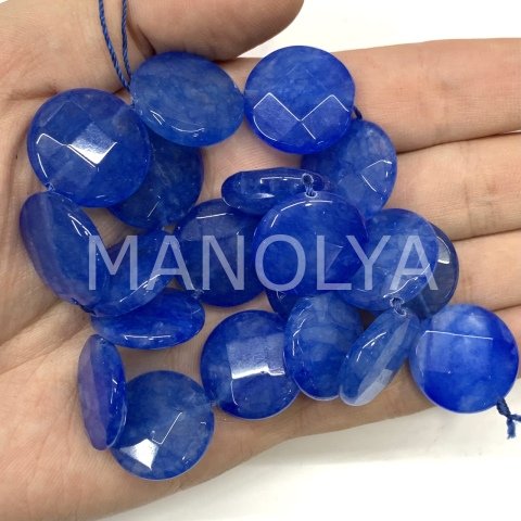 2cm. FASET KESİM KOYU MAVİ CEYT