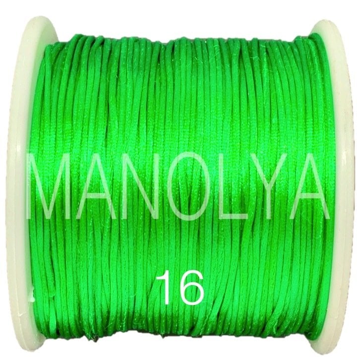 NO:16/ NEON YEŞİL  FLOŞ İP