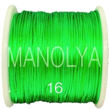 NO:16/ NEON YEŞİL  FLOŞ İP