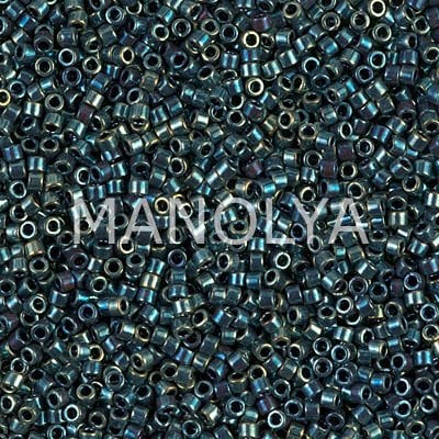 DB1006-DELICA BD BLUE-GREEN/GOLD