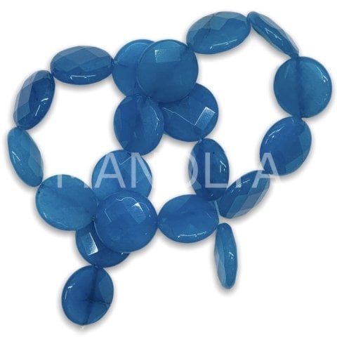 2cm. FASET KESİM MAVİ CEYT