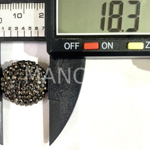 1,8cm. ZİRKONLU YASSI YUVARLAK