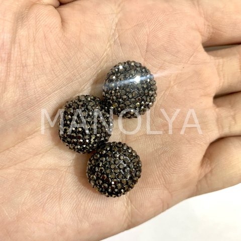 1,8cm. ZİRKONLU YASSI YUVARLAK