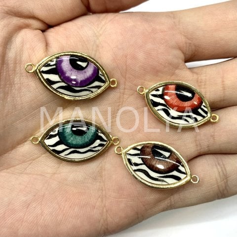 3,1cm. SADE ZEBRA PORSELEN GÖZ BİLEKLİK