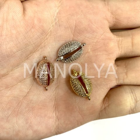1,9cm. ZİRKON KAPLI DENİZ KABUKLARI