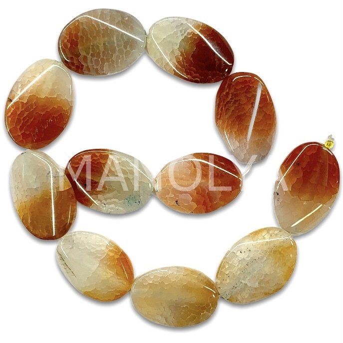 3cm. BURGU ELİPS TURUNCU AKİK