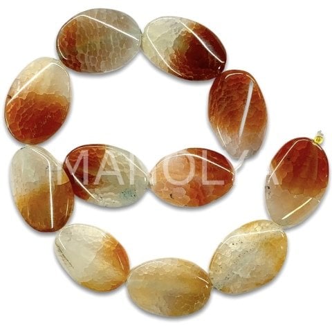 3cm. BURGU ELİPS TURUNCU AKİK