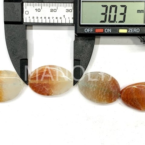 3cm. BURGU ELİPS TURUNCU AKİK
