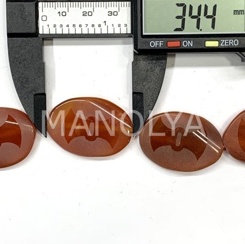3,4cm. DESENLİ ELİPS AKİK