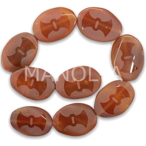 3,4cm. DESENLİ ELİPS AKİK