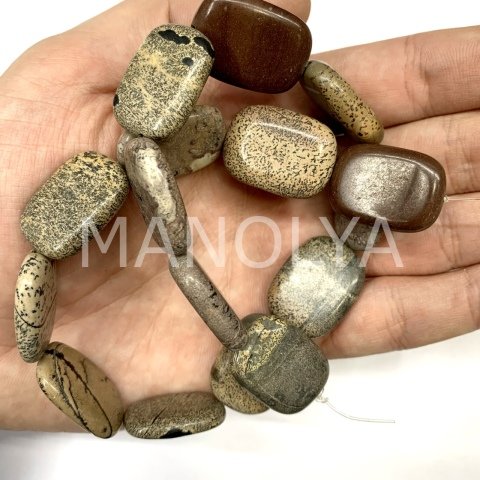 2,4cm.  DİKDÖRTGEN JASPER