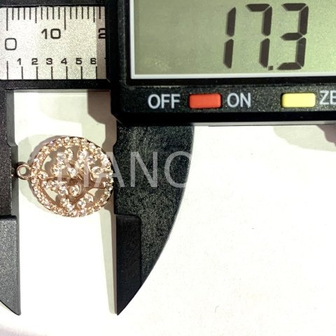 1,7cm. ZİRKON ÇERÇEVELİ HAYAT AĞAÇLARI