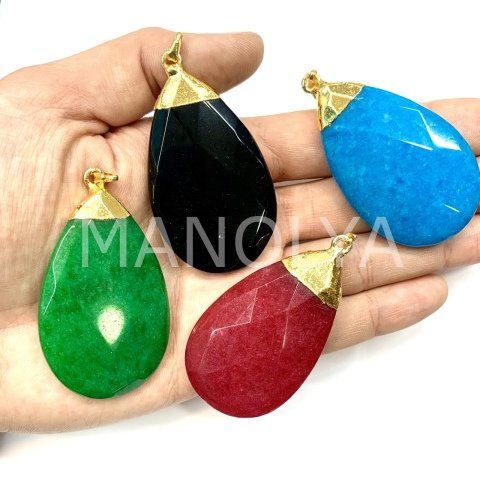 6cm. FASET KESİM CEYT KOLYE UCU