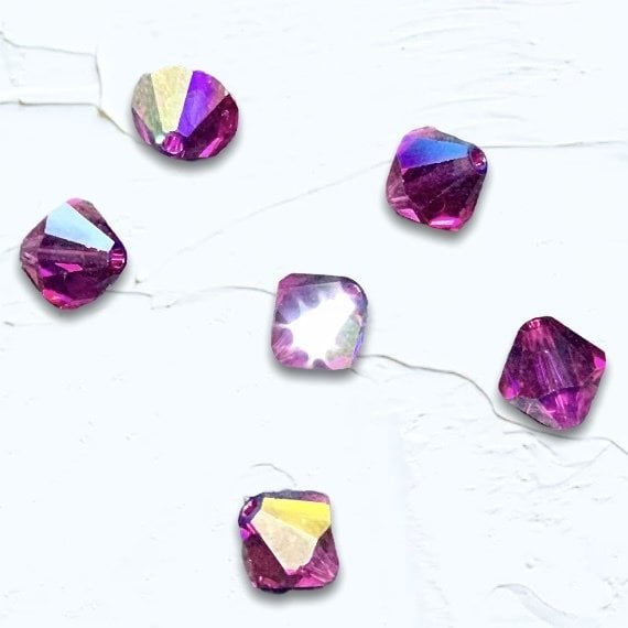 8mm. PEMBE ÇEK KRİSTALİ PAKET