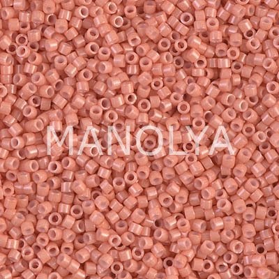 DB1363-MIYUKI 11/0 DELICA BEAD DYED OP PEACH
