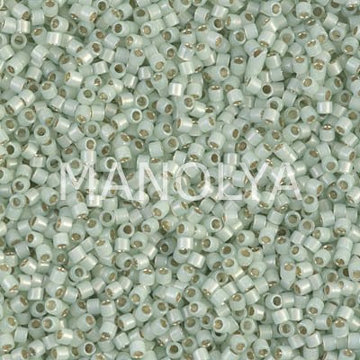 DB1454-MIYUKI 11/0 DELICA BEAD S/L LT MOSS OPAL