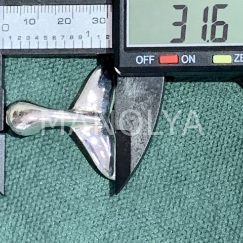 3,2cm. BALIK KUYRUĞU KOLYE UCU