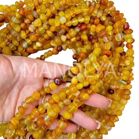 BAL RENGİ AMORF KESİM AKİK DOĞAL TAŞ