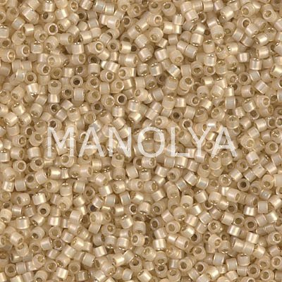 DB1458-MIYUKI 11/0 DELICA BEAD S/L LT HONEY OPAL