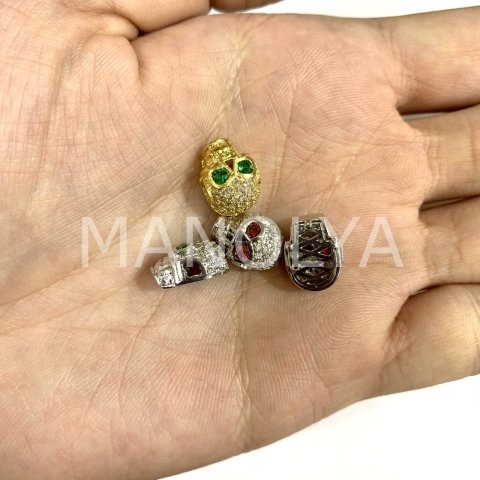1,2cm. ZİRKON KAPLI KURUKAFALAR