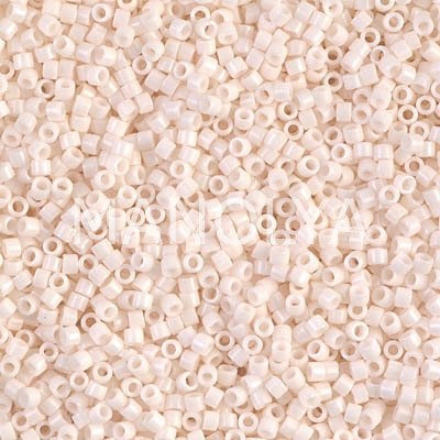 DB1490-MIYUKI 11/0 DELICA BEAD OP BISQUE WHITE
