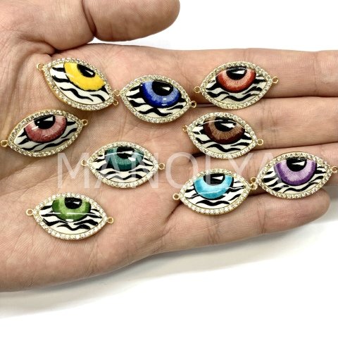 2,9cm. ZEBRA ZİRKON PORSELEN GÖZ BİLEKLİK