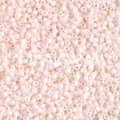 DB1510-MIYUKI 11/0 DELICA BEAD MATTE OP BISQUE WHITE