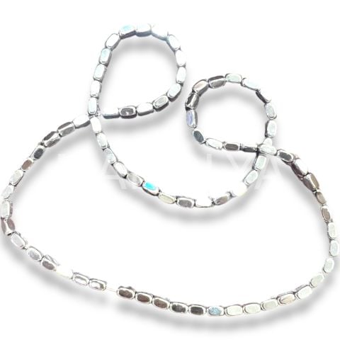 3x5mm. GÜMÜŞ ARPA HEMATİT