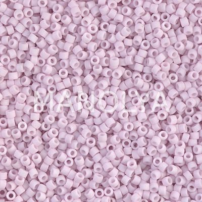 DB1514-MIYUKI 11/0 DELICA BEAD MATTE OP PALE ROSE