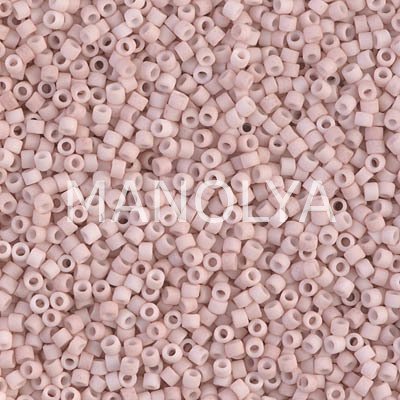 DB1515-MIYUKI 11/0 DELICA BEAD MATTE OP PINK CHAMPAGNE