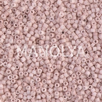 DB1515-MIYUKI 11/0 DELICA BEAD MATTE OP PINK CHAMPAGNE